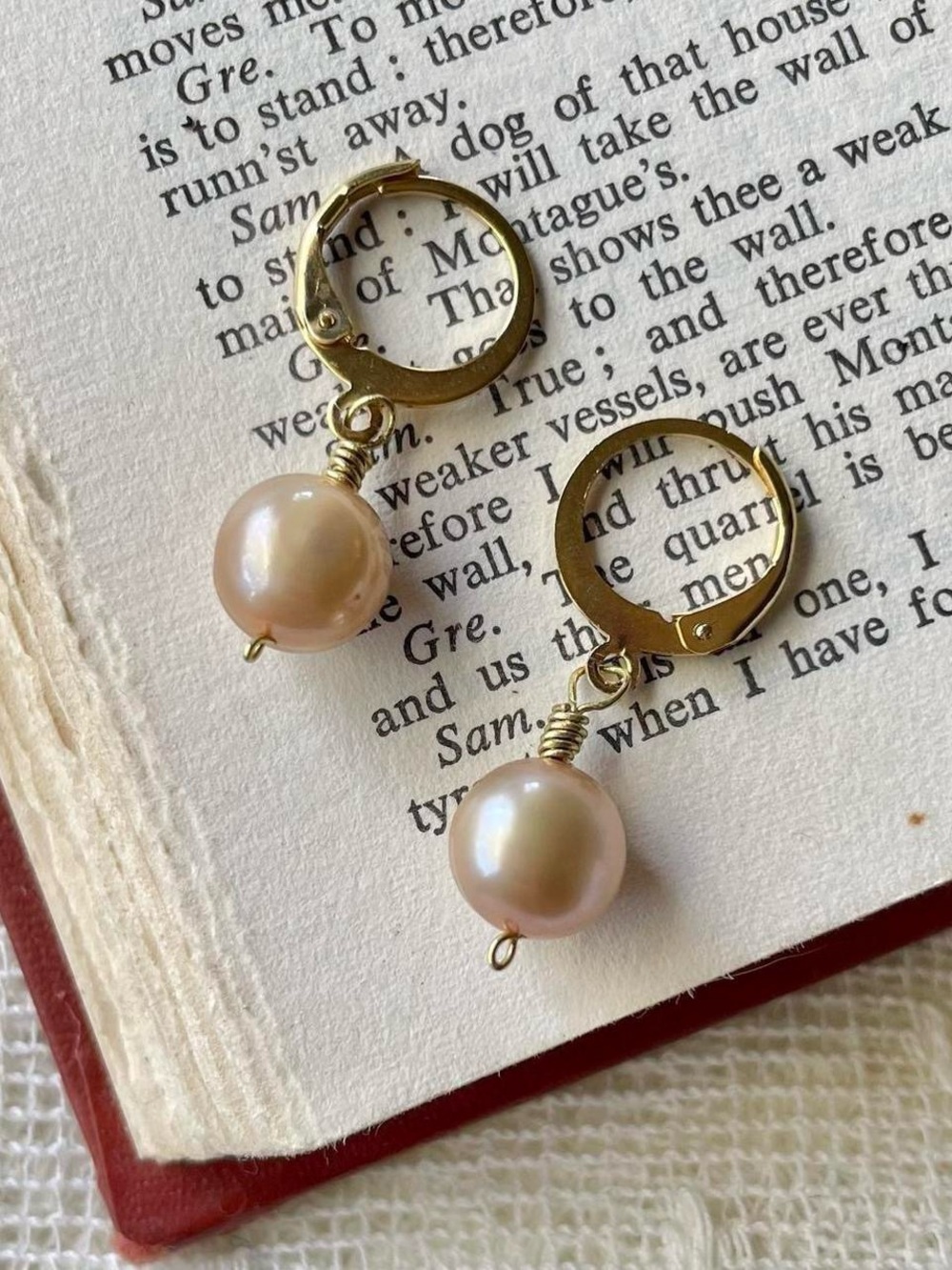 Dainty Pearl Earrings